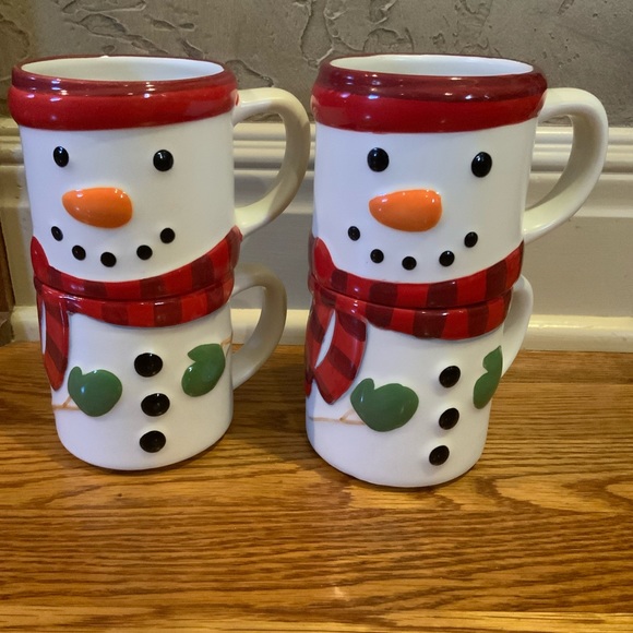 Hallmark Other - Hallmark Snowmen Mugs Set of 4